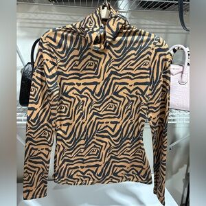 3 for $18 SALE Zebra Print Long Sleeve Top